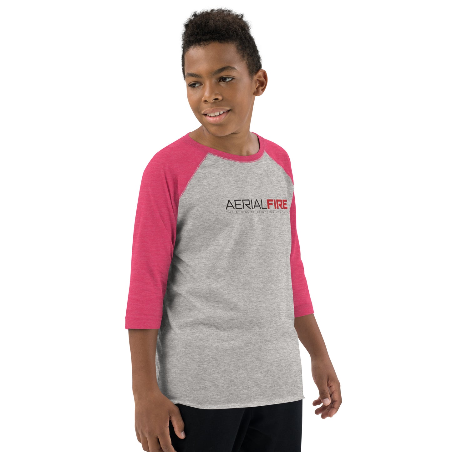 AerialFire Fixed-Wing Flat Youth Baseball Shirt