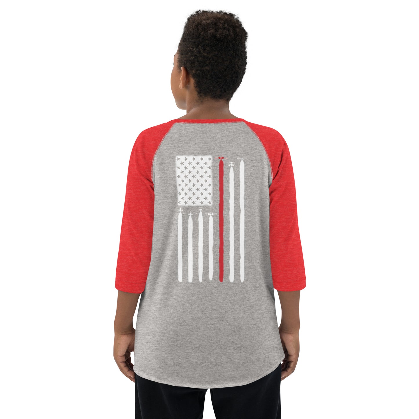 AerialFire Fixed-Wing Flat Youth Baseball Shirt
