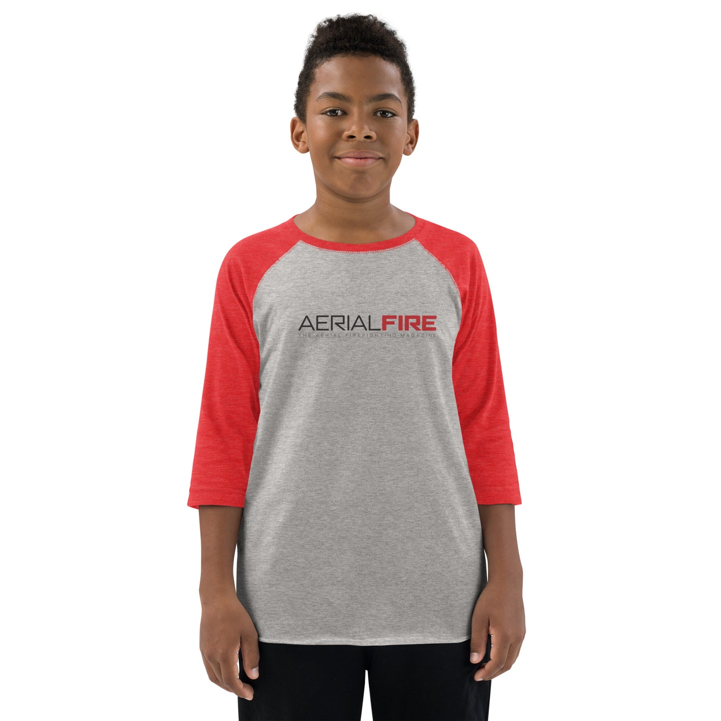 AerialFire Fixed-Wing Flat Youth Baseball Shirt