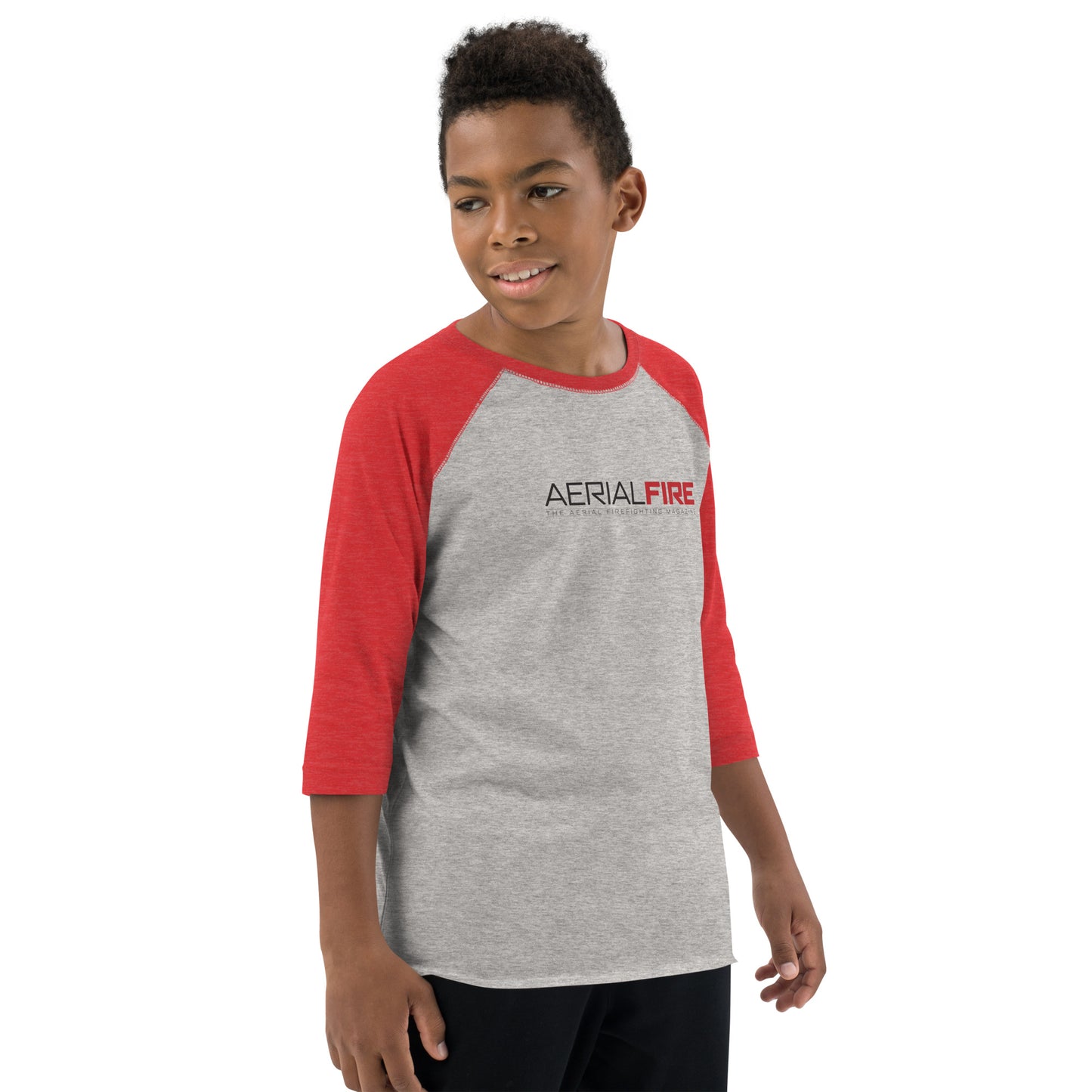 AerialFire Fixed-Wing Flat Youth Baseball Shirt
