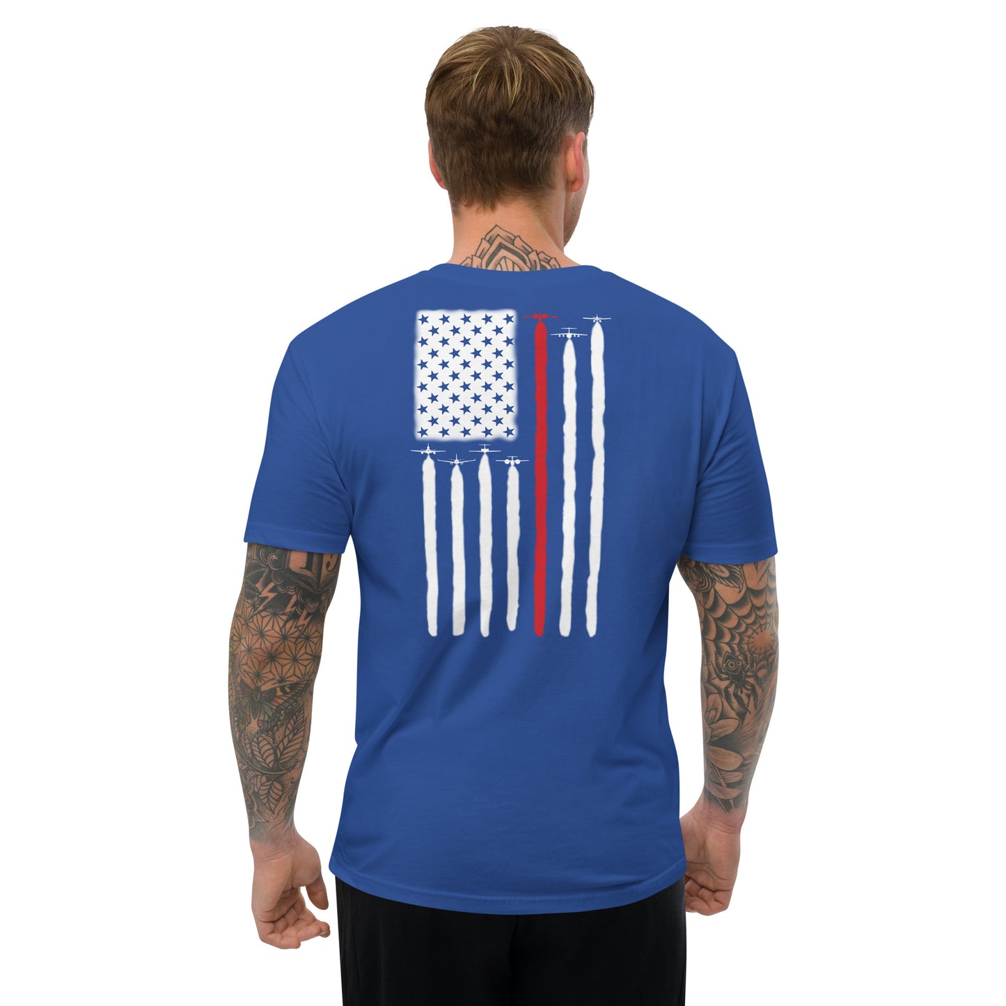 AerialFire Fixed-Wing Flag Short Sleeve T-shirt