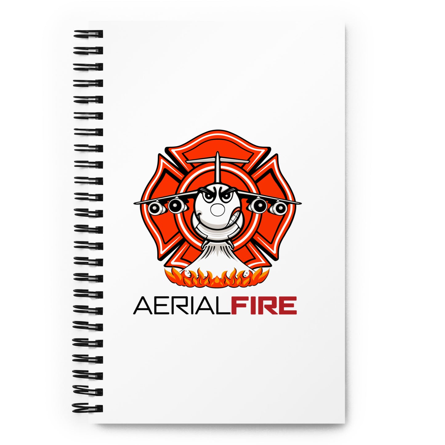 AerialFire BAE146/RJ85 Cartoon Spiral notebook