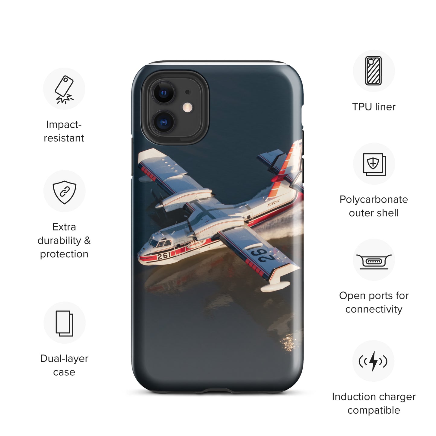 AerialFire CL-415 Tough Case for iPhone®