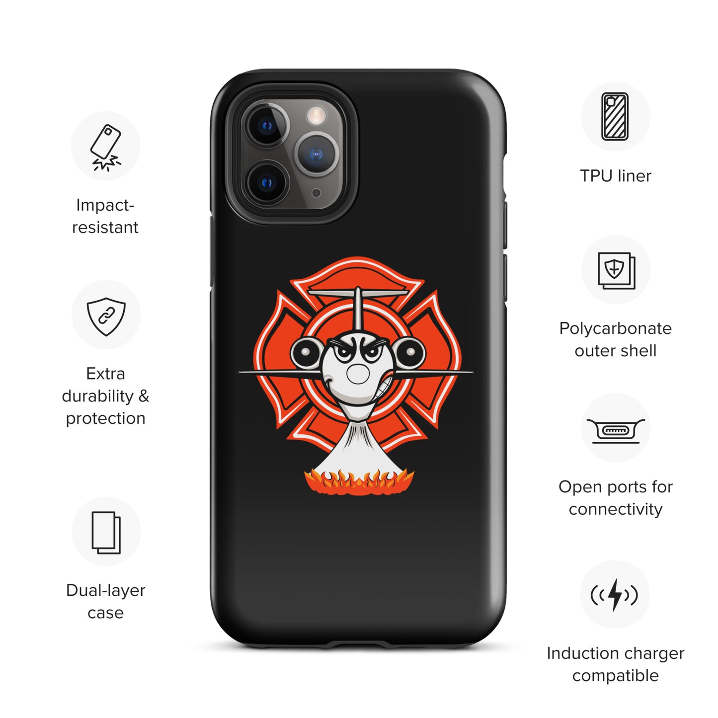 AerialFire MD-87 Cartoon Tough Case for iPhone®