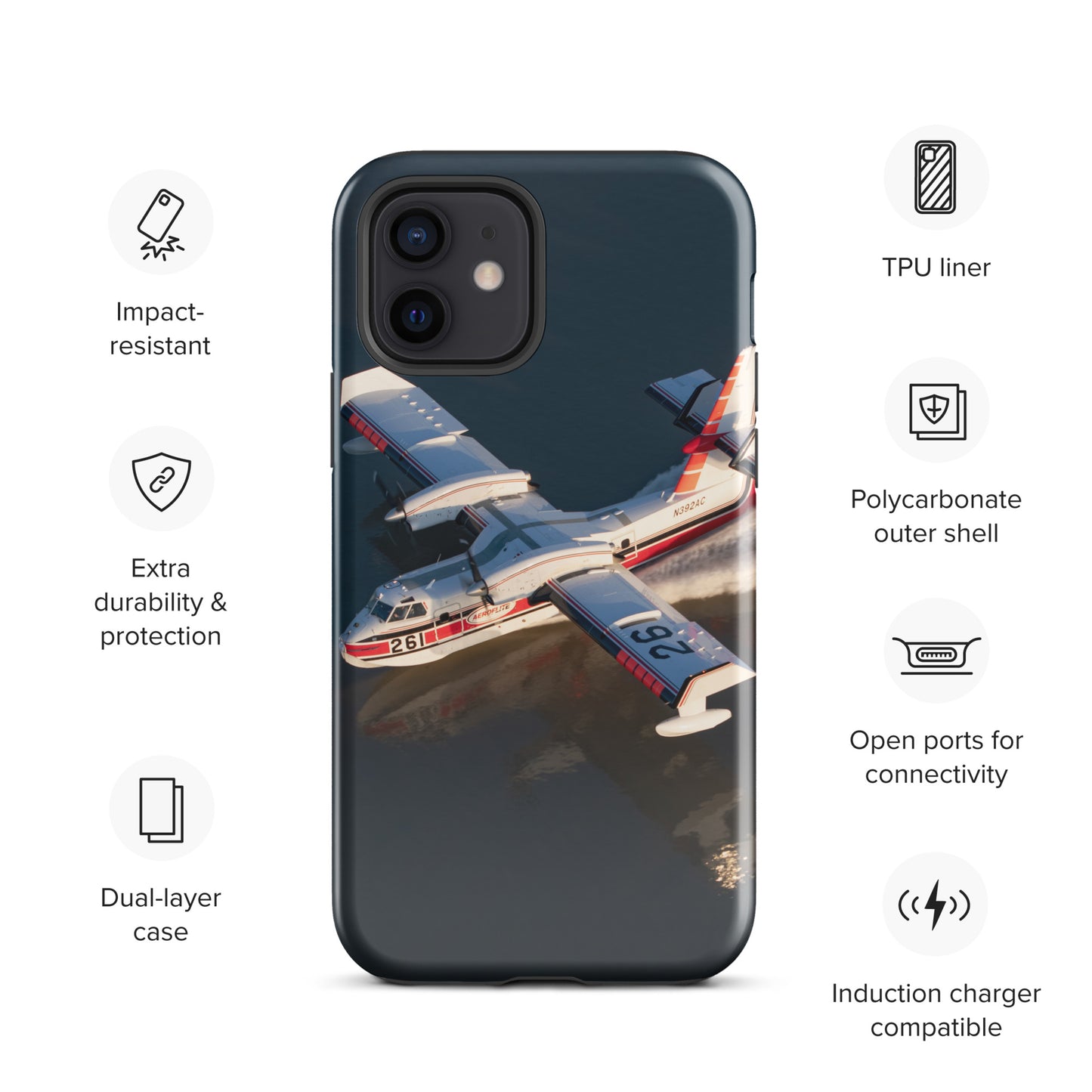 AerialFire CL-415 Tough Case for iPhone®