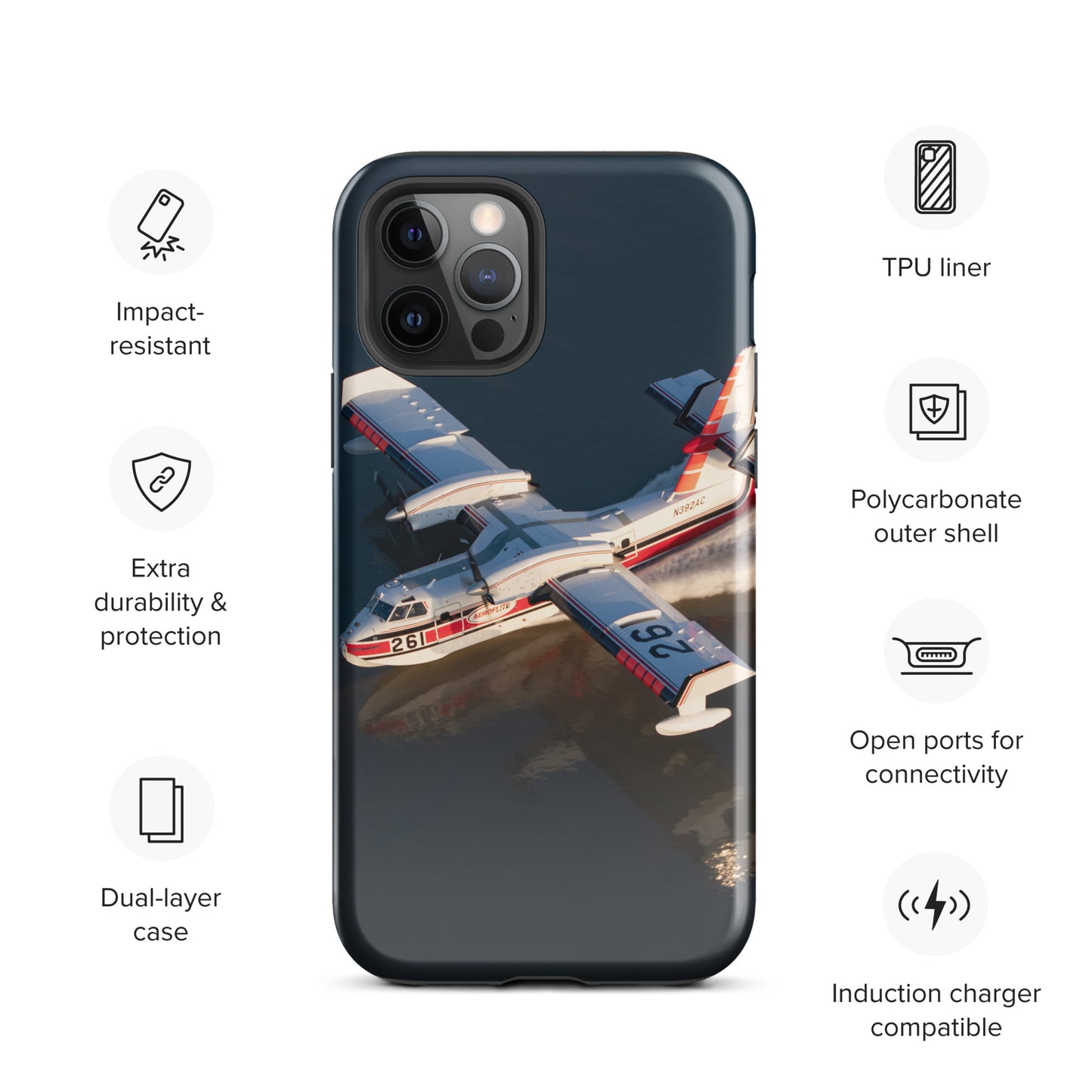 AerialFire CL-415 Tough Case for iPhone®