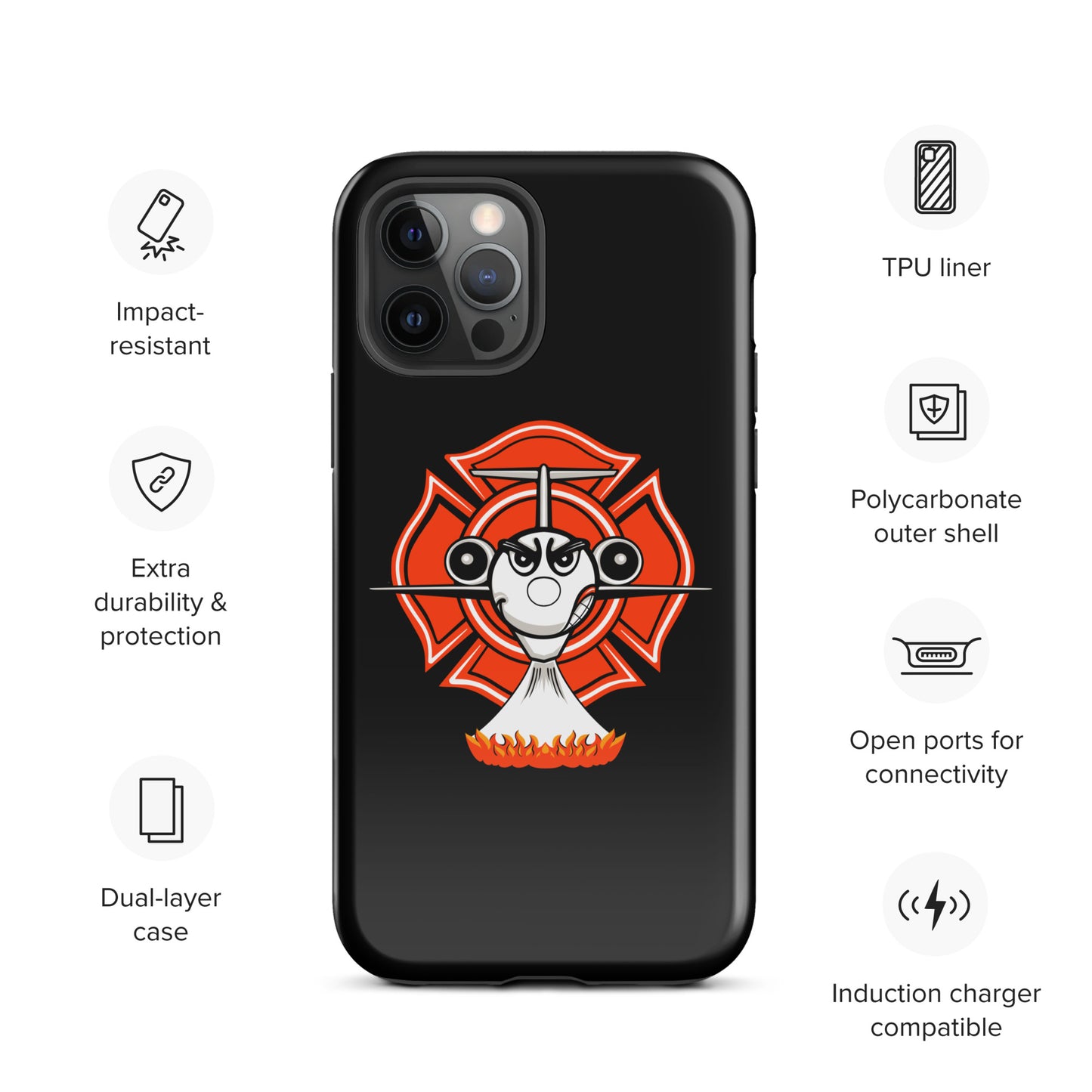 AerialFire MD-87 Cartoon Tough Case for iPhone®