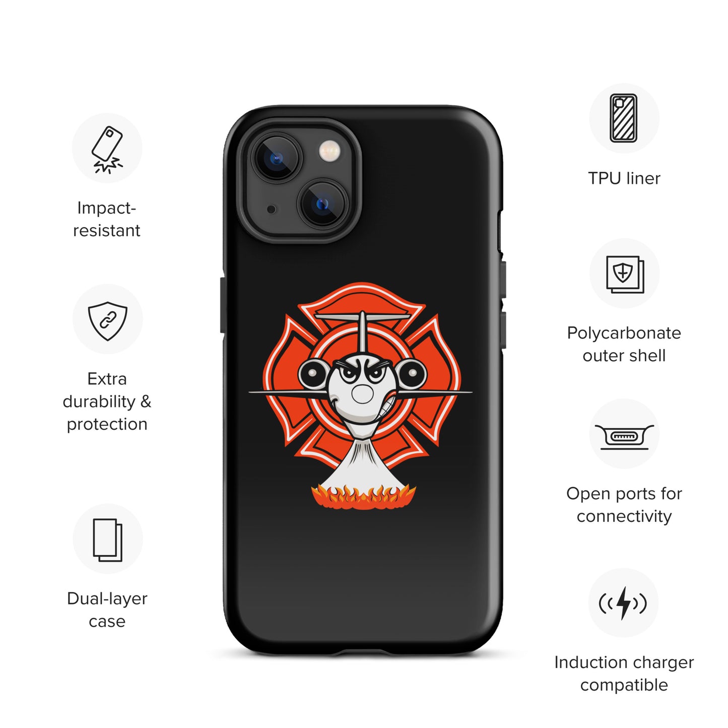 AerialFire MD-87 Cartoon Tough Case for iPhone®