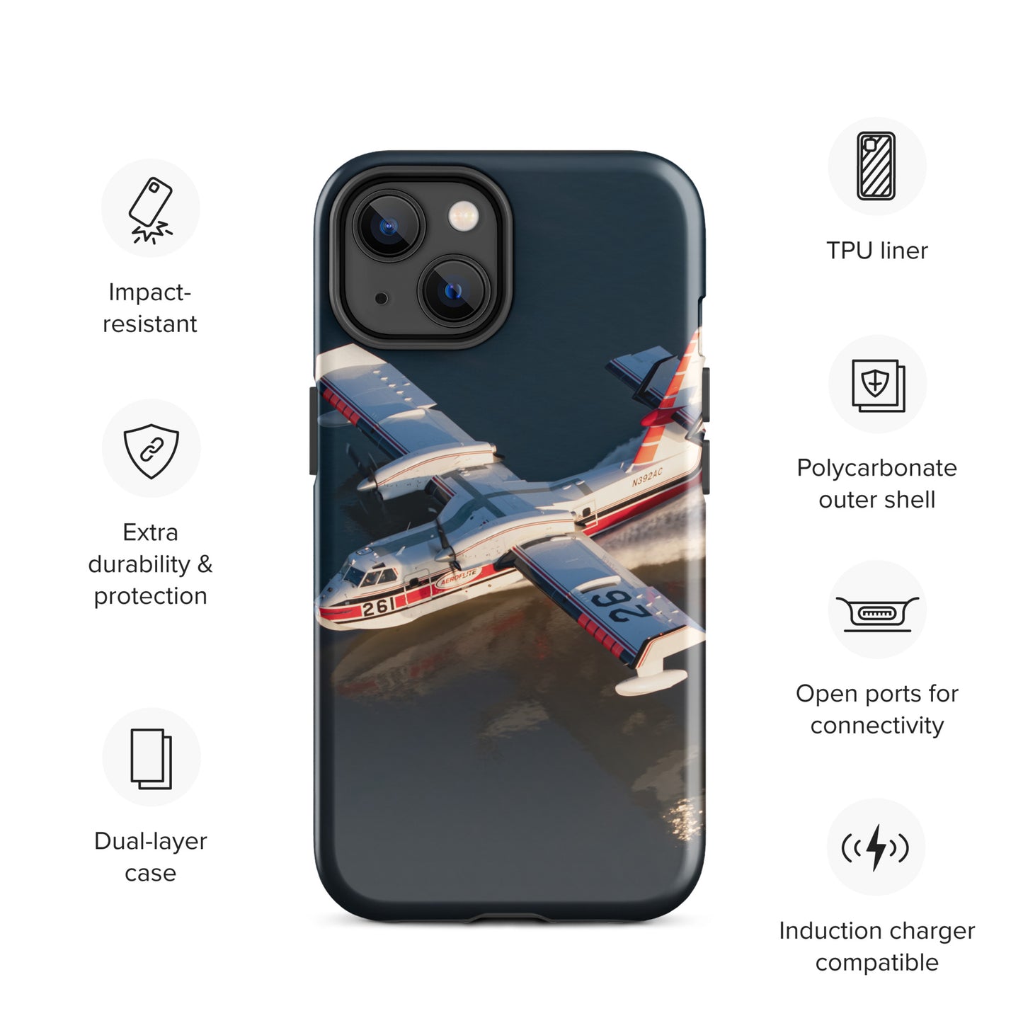 AerialFire CL-415 Tough Case for iPhone®