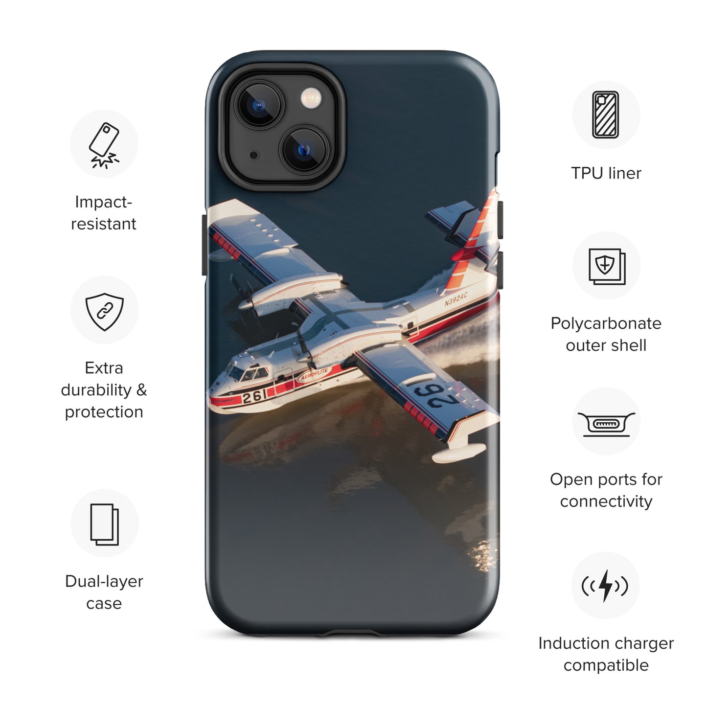 AerialFire CL-415 Tough Case for iPhone®