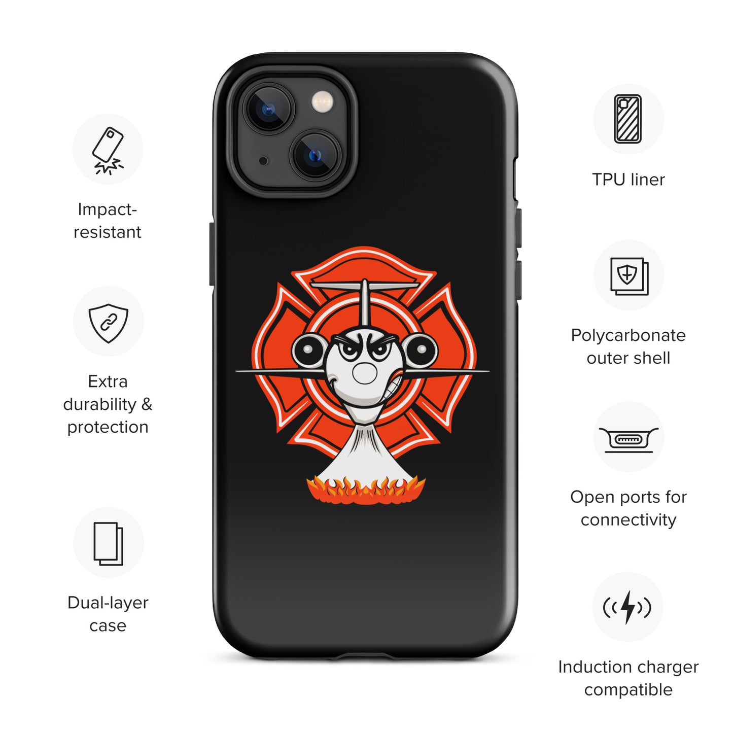 AerialFire MD-87 Cartoon Tough Case for iPhone®