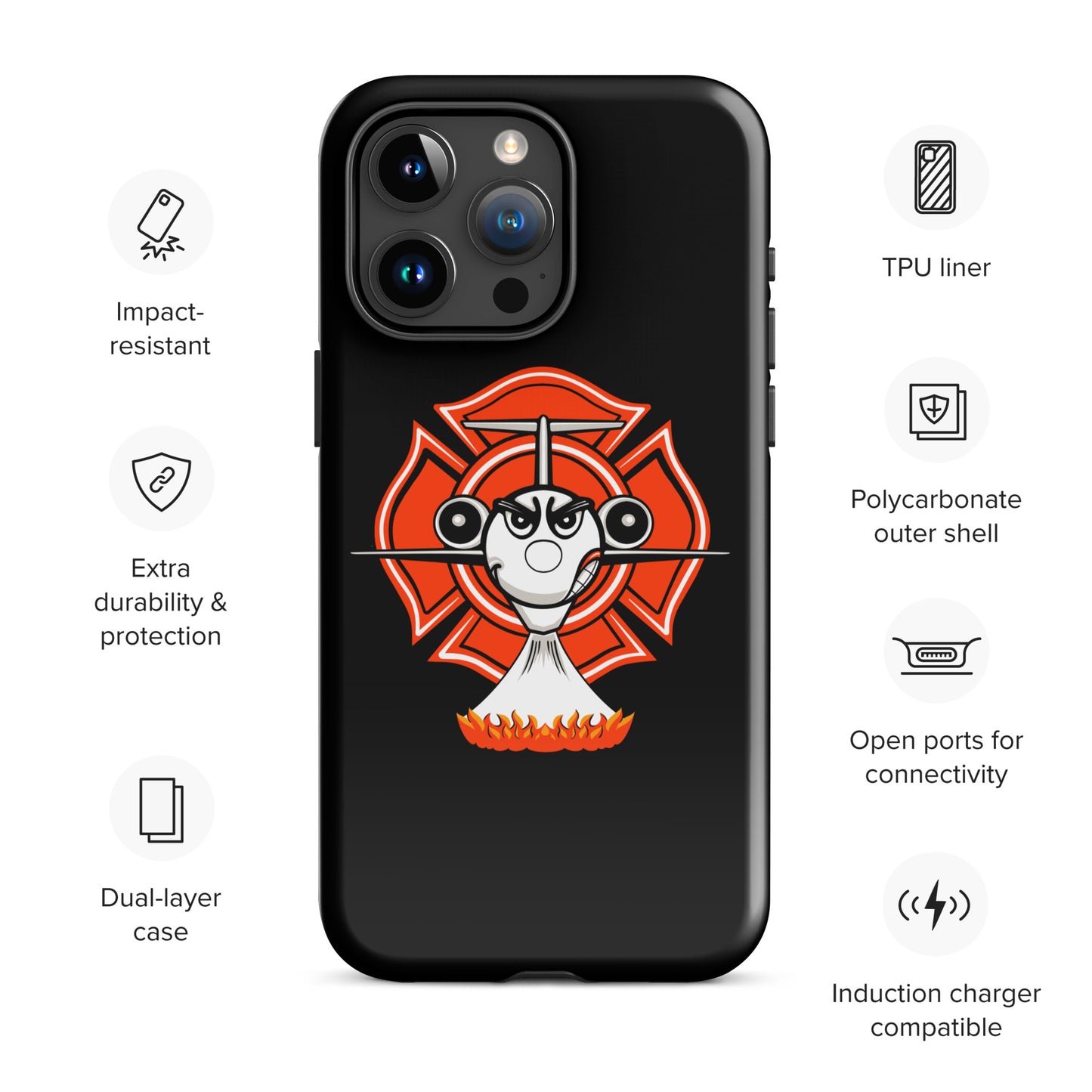 AerialFire MD-87 Cartoon Tough Case for iPhone®