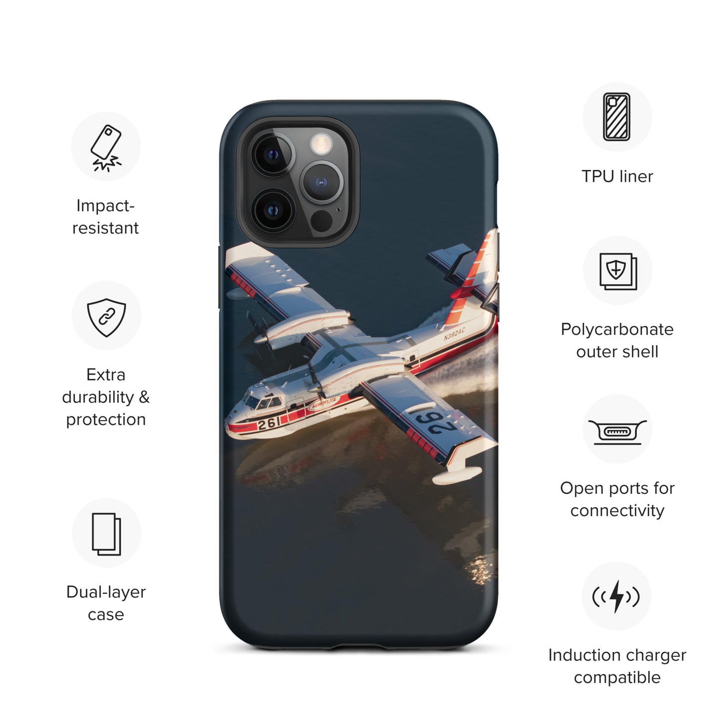 AerialFire CL-415 Tough Case for iPhone®