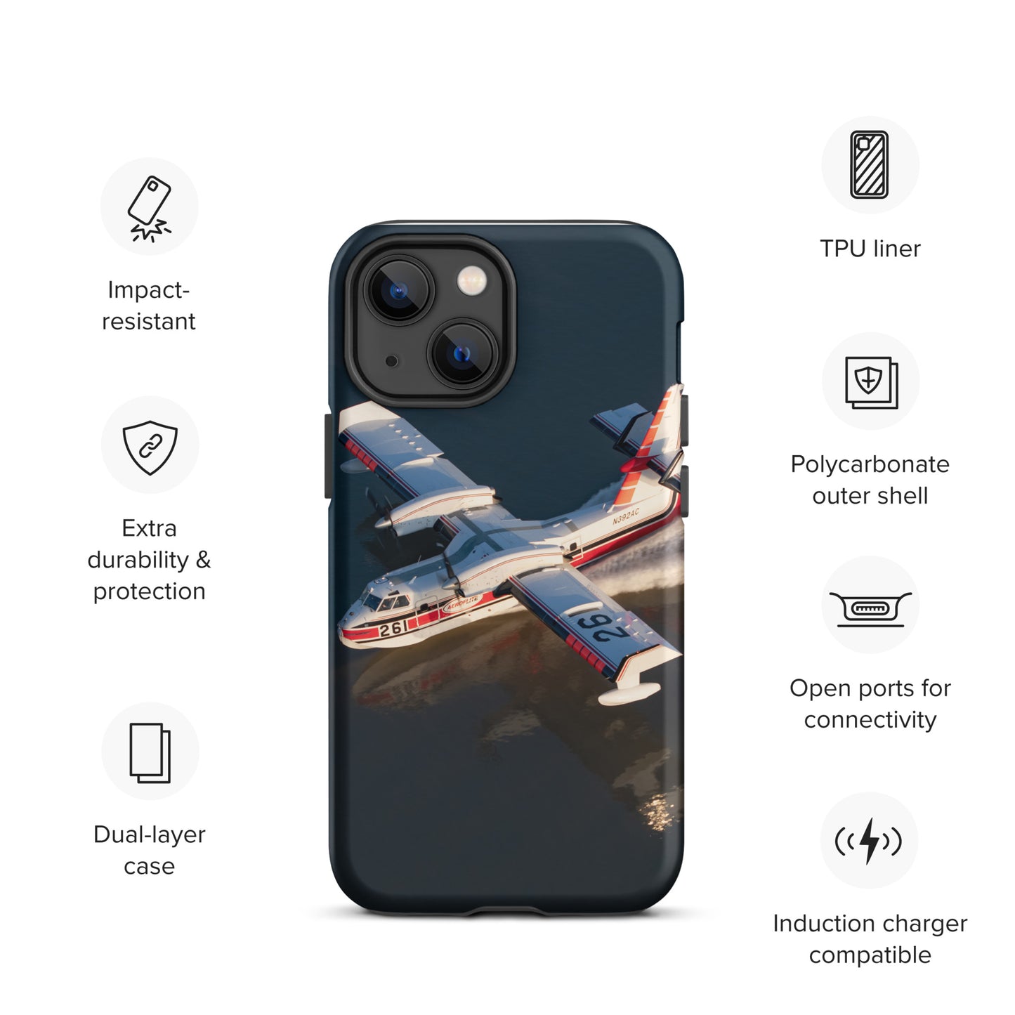 AerialFire CL-415 Tough Case for iPhone®