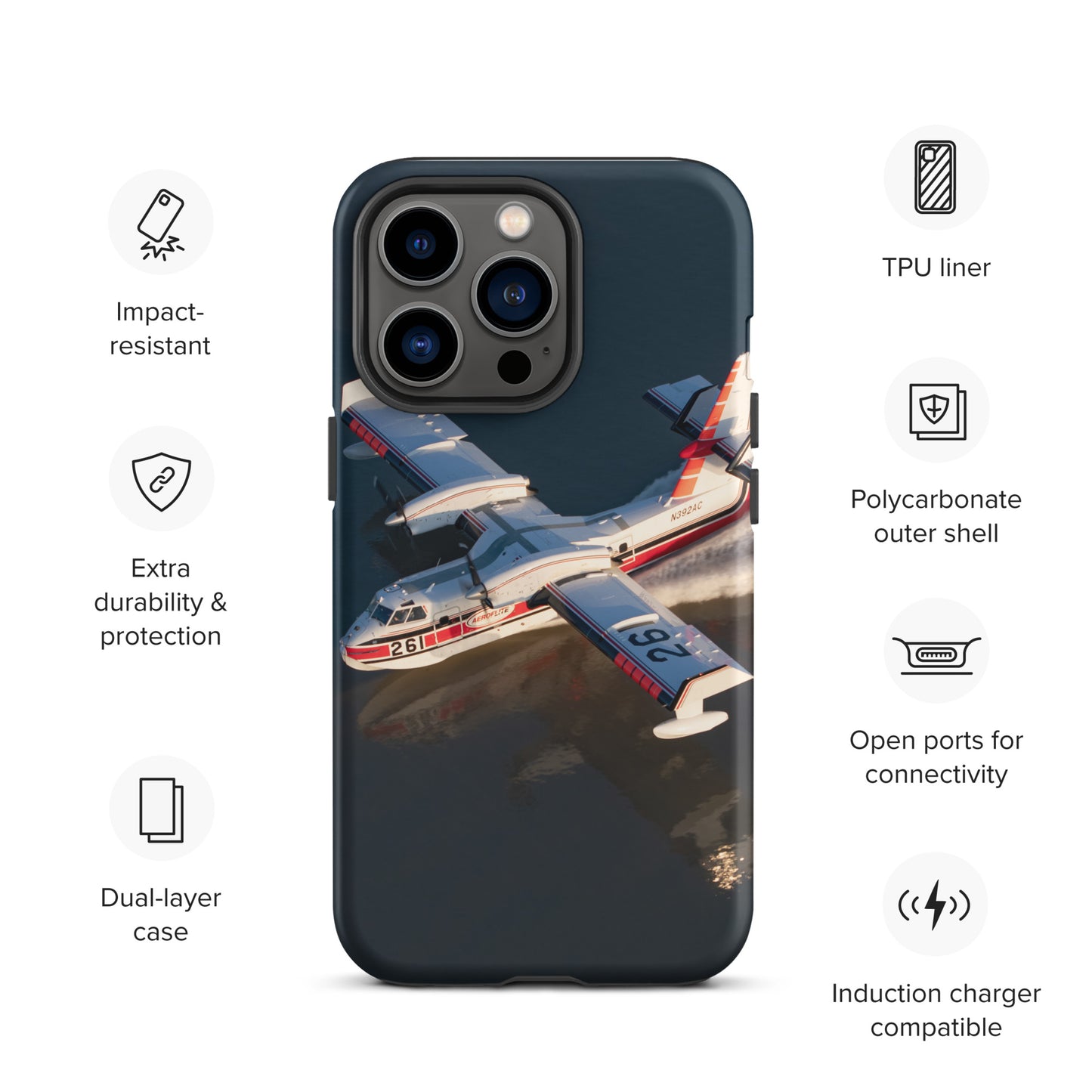 AerialFire CL-415 Tough Case for iPhone®