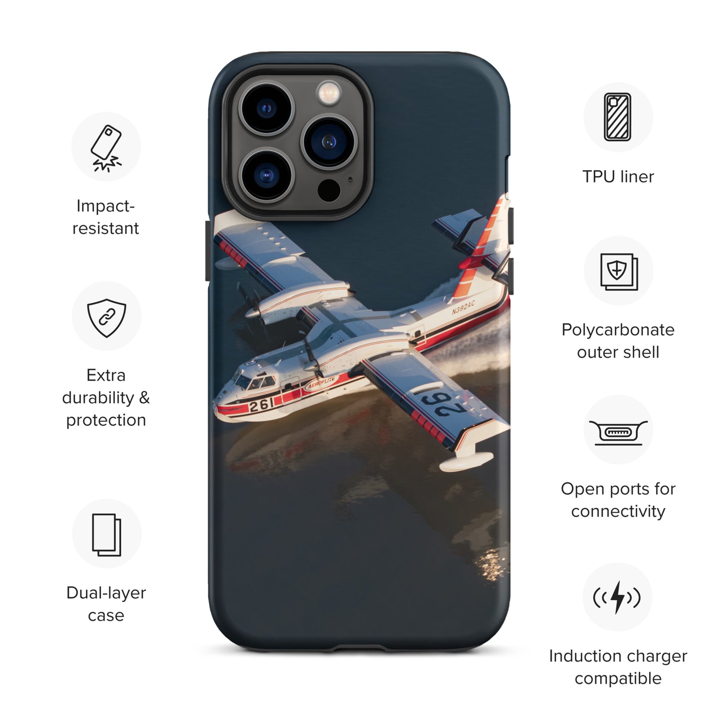 AerialFire CL-415 Tough Case for iPhone®