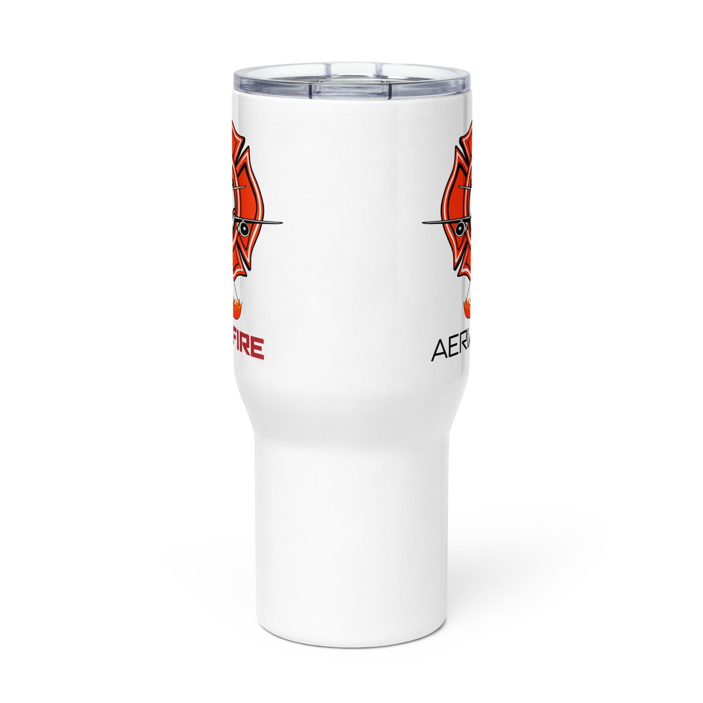 AerialFire DC-10 Cartoon Travel mug with a handle