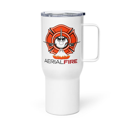 AerialFire 737 Cartoon Travel mug with a handle