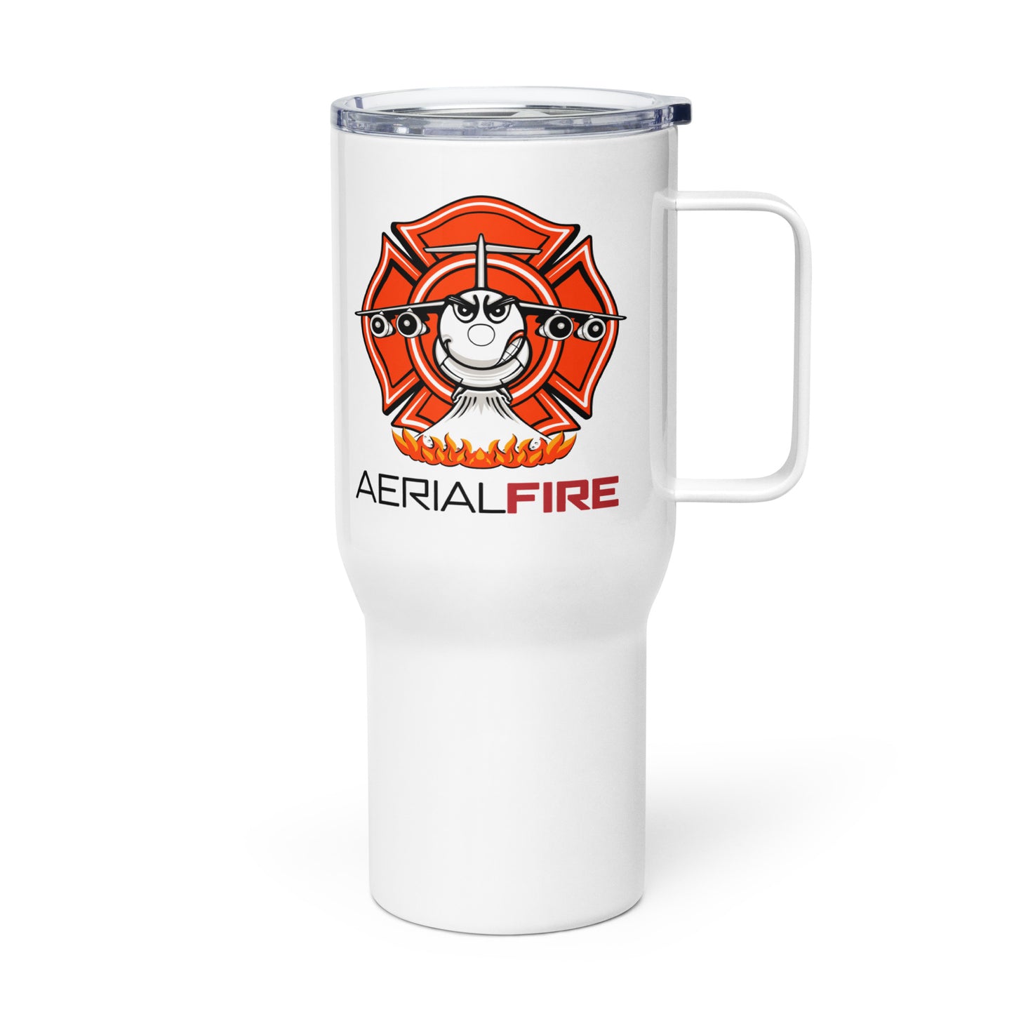 AerialFire BAE146/RJ85 Cartoon Travel mug with a handle