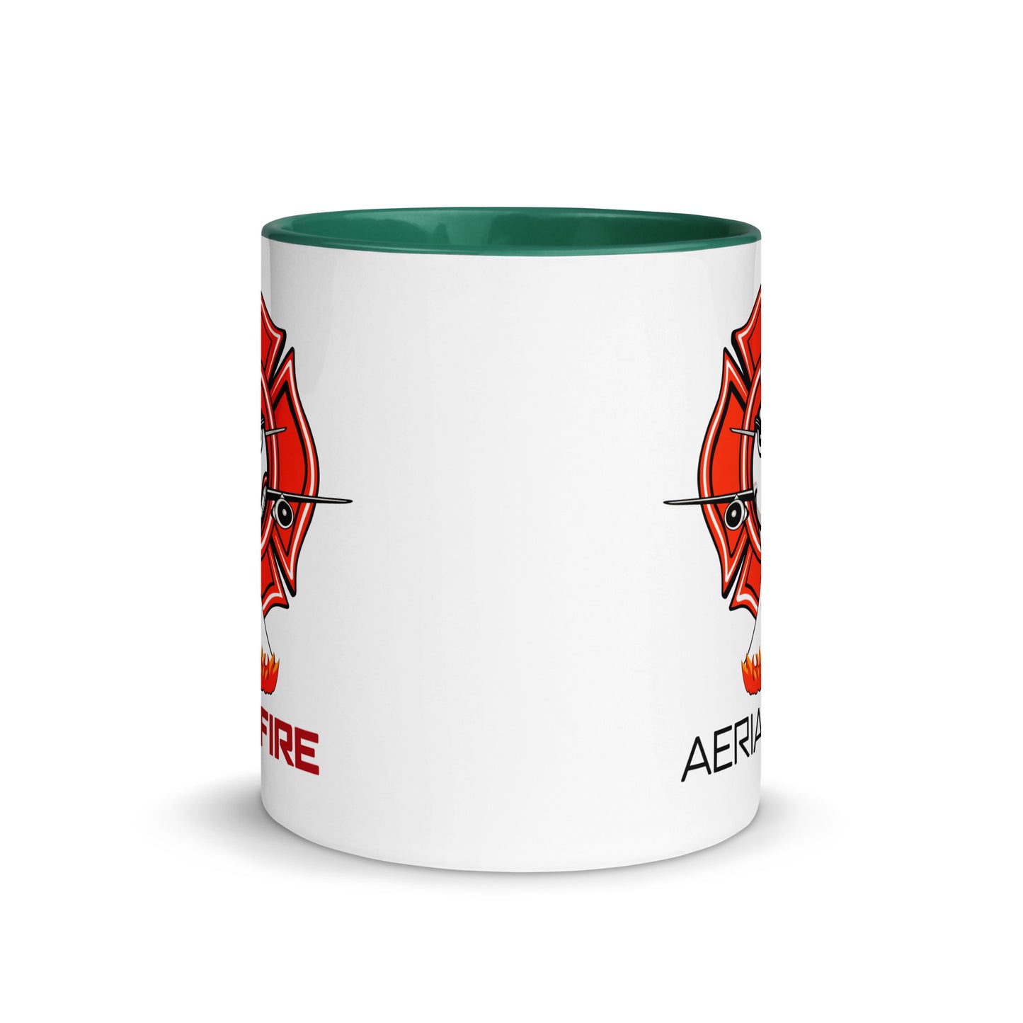 AerialFire DC-10 Cartoon Mug with Color Inside