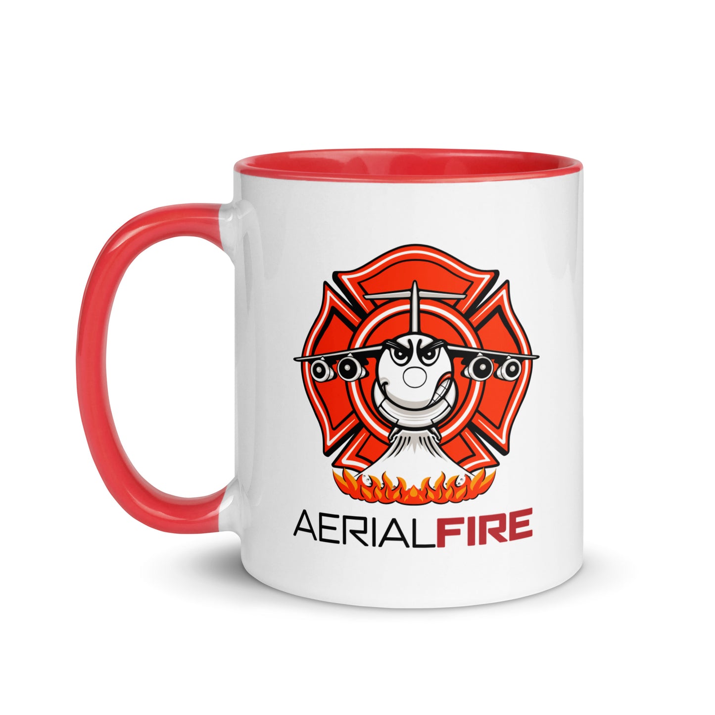 AerialFire BAE146/RJ85 Cartoon Mug with Color Inside