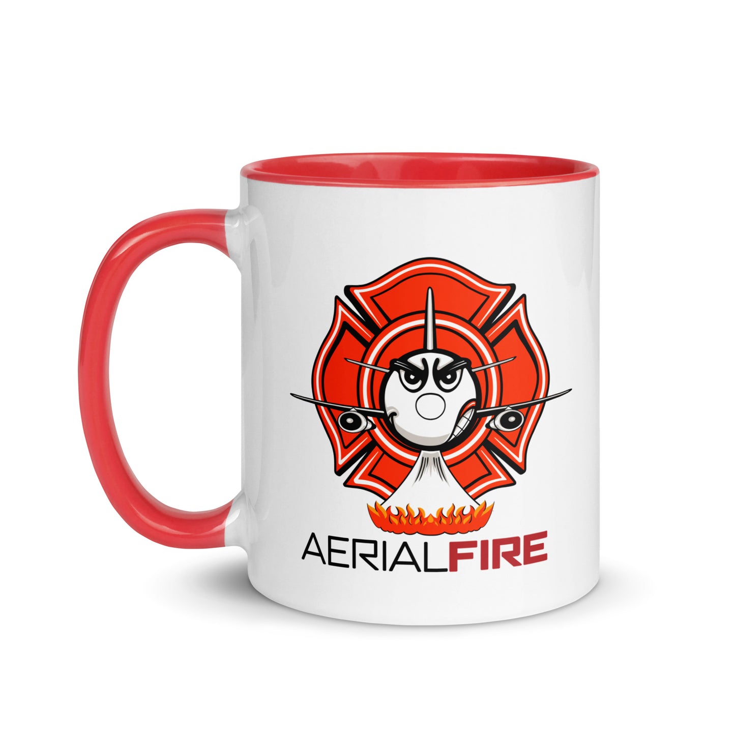 AerialFire 737 Cartoon Mug with Color Inside