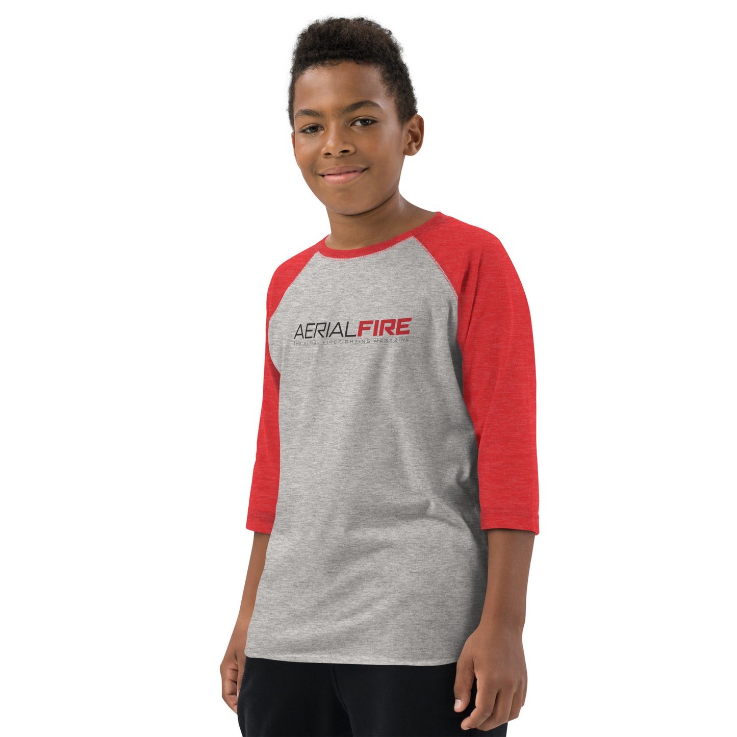 AerialFire Fixed-Wing Flat Youth Baseball Shirt